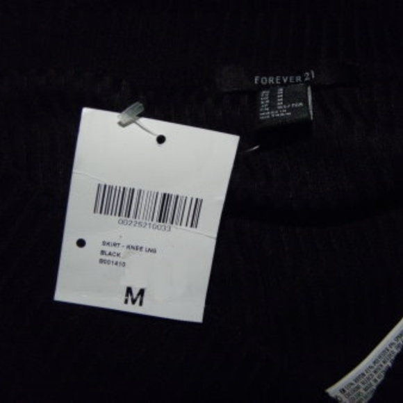 Ribbed knit pull on midi pencil Skirt - Picture 6 of 6